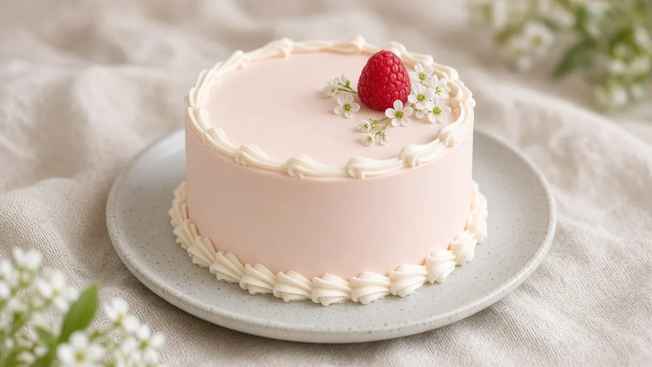 Fijn lint van botercrème op een pastel cake tijdens decoratieles in Amsterdam